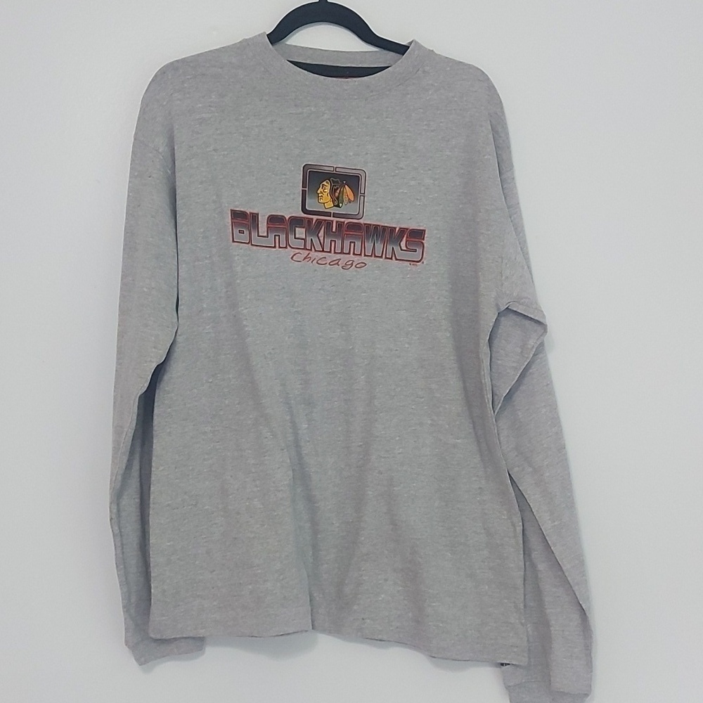 Nhl Chicago Blackhawks medium long sleeve grey